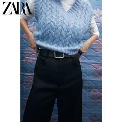 Zara ဒီဇိုင်းသစ် အမျိုးသမီးဝတ် ရှစ်တစ်စိတ်တစ်ပိုင်းအက်ဆေး Edit ကို သိုးမွှေးထိုး စွပ်ကျယ် 09598038400