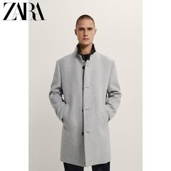 Zara ဒီဇိုင်းသစ် အမျိုးသားဝတ် ရှည်လျားသော ဒီဇိုင်း သိုးမွေး သိုးမွေး ဖြတ်ဆက် နှစ်ထပ် ကော်လံ လောင်းကုတ်အင်္ကျီ အင်္ကျီ 04152898811