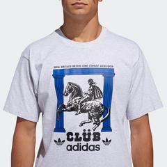 adidas စစ်ဗိုလ် ဇကာ adidas သုံးရွက်ကလိုဗာပင် အမျိုးသားဝတ် အားကစား လက်တို တီရှပ် fm1451 fm1452