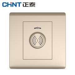 Chint switch socket panel ကို သစ် ရှမ်ပိန်ရွှေရောင် အသံနဲ့အလင်း ထိန်းချုပ်ရေး နှောငျ့နှေး အဖွင့်အပိတ် 300w 86 panel ကို