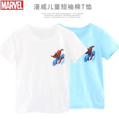 Disney အံ့။ ခြင်း Spider-Man ကလေး ရှပ်အင်္ကျီ လက်တို ကလေး ယောက်ျားလေးမိန်းကလေး ကလေး ဂွမ်း နွေရာသီဝတ် short-စွပ်အိတ် ကလေးဝတ်