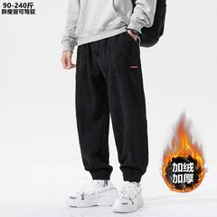 Corduroy Sweatpants အမျိုးသား ဆောင်းဦးရာသီနှင့်ဆောင်းရာသီ အပွ ဆိုဒ် ခြေရှုံ့ ဘောင်းဘီ နေ့ စီးရီး ဒီရေအမှတ်တံဆိပ် ရေပန်းစားဒီဇိုင်း 2020 မိန်းမဆောင်ဘောင်းဘီ သား