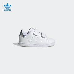 adidas စစ်ဗိုလ် ဇကာ adidas သုံးရွက်ကလိုဗာပင် Stan Smith cf ကလေး Classic အားကစားဖိနပ် ee8485