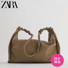 Zara လက်ကိုင်အိတ် အမှောင်မီးခိုးရောင် အညို C3 တစောင်း ခေါက် ခရီးသည် ပခုံး စျေးဝယ် အိတ် 16121610131