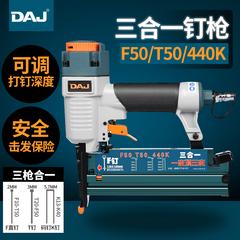 Daj Pneumatic 3in1 လေ Nailer လက်သမား f30 ဖြောင့် Nailer ပင်ထိုး သေနတ် Sheding ပုံစံ ဆိုဒ် သံမှို ရနှေးငှေ့ သံမှို ဆုပ်ကိုင်