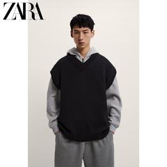 Zara ဒီဇိုင်းသစ် အမျိုးသားဝတ် အလှဆင်ခြင်းမရှိပါ သိုးမွှေးထိုး ဆွယ်တာအင်္ကျီ စွပ်ကျယ် 00693400800