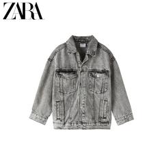 Zara ဒီဇိုင်းသစ် ကလေးဝတ် ယောက်ျားလေး အနက် ဆားစိမ်ရေ ဒီဇိုင်း ဂျင်းရောင် ဂျာကင်အင်္ကျီ အင်္ကျီ 06987601800