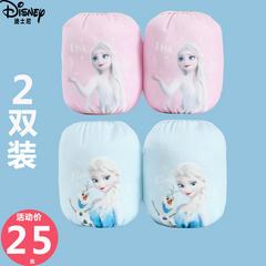 Disney ကလေး Cuff မိန်းကလေး မင်းသမီး ကလေး ကလေး ဆောင်းရာသီ အနွေးထိန်း Fluff ကာကွယ်စောင့်ရှောက်ရေးစွပ်အိတ် ရေစိုခံ ညစ်သော အင်္ကျီလက်