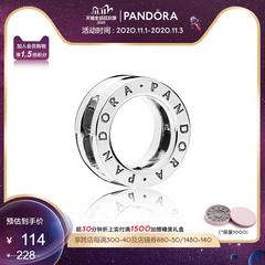 Pandora ပန်ဒိုရာ ထင်မြင်ချက် လိုဂို 925 ငွေရောင် ဆီလီကွန် Fixed ညှပ်ကလစ် 797598diy