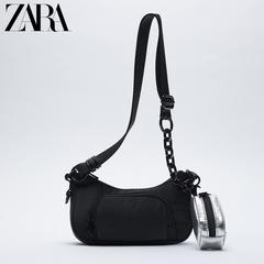 Zara ဒီဇိုင်းသစ် လက်ကိုင်အိတ် Black ကကွင်းဆက် တရာ ယူ Classic အိတ်ကပ် ပခုံး messenger ကို Bag 16680710040