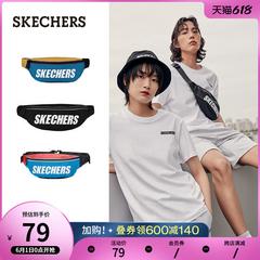 skechers Skye ထူးဆန်းသော အမျိုးသားနှင့်အမျိုးသမီး ဒီဇိုင်း ခေတ်ဆန် ခါးလွယ်အိတ် ပေါ့ပေါ့ပါးပါး ပခုံး messenger ကို Bag smbus19d006