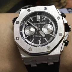 AUDEMARS PIGUET ဓါတ်ခဲနာရီ အဝိုင်းပုံ အလူမီနီယံအိုး ပလပ်စတစ်ကြိုး လူလတ်ခေတ်မှီစတိုင်  အမျိုးသား နာရီ    လက်ပတ်နာရီ  020016