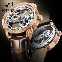 စစ်မှန် ထိပ်တန်းဆယ်ပါး အရာရှိ flagship စတိုးဆိုင် Jin Shidun လက်ပတ်နာရီ အမျိုးသား automatic စက်မှုနာရီ ရေစိုခံ အပေါက် တံဆိပ် အမျိုးသား နာရီ