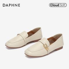 Daphne 2020 နွေဦးရာသီ ဒီဇိုင်းသစ် အမျိုးသမီးဖိနပ် အစွယ် ခေါင်း တစ်ဦးကနင်း Loafers ပေါ့ပေါ့ပါးပါး အပါး ဖိနပ်