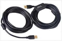 10 မီတာ ပြည်သူ့ အများပြည်သူ usb2 0 င် Extension ကြိုး စာတစ်စောင်နှင့်အတူ နံပါတ် အသံချဲ့စက် နှစ်ဆအထီး အရှည် ဒေတာကိုလိုင်း ကြေးနီ မျဉ်း အူတိုင်