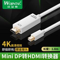 mini ကို DP အလှည့် HDMI HD ကို ဗီဒီယိုကို မျဉ်း သငျ့လျေြာအောငျပွုပွငျသောစကျ တီဗီ 4k Mini DP မျိုးချုန်းသံ အလှည့် HDMI 1.8 မီတာ