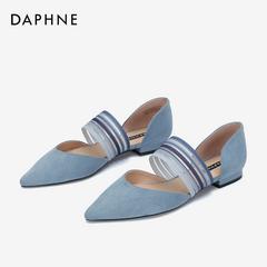 ကဗျာ Daphne 2020 နွေဦးရာသီ ဒီဇိုင်းသစ် အမျိုးသမီးဖိနပ် ရေတိမ်ပိုင်းနှင့်အတူ flat ပါးစပ်ပေါက် Point ဖိနပ် ကိုက်ညီရန်လွယ်ကူသည် စကပ် ဖိနပ်