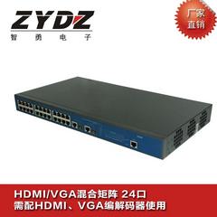 Bai ကူးတို့ HD ကို ဗီဒီယိုကိုကွန်ယက် Network မှ matrix VGA HDMI DVI keyboard ကို ကြွက် ရောနှော ပွောငျးလဲ 24 48