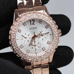 Guess ဓါတ်ခဲနာရီ Rose Gold ရောင်အခံမျက်နှာပြင် အဝိုင်းပုံ အလူမီနီယံအိုး
Rose Goldရောင်စတီးကြိုး လူငယ်  ခေတ်မှီစတိုင်  အမျိုးသမီး နာရီ
လက်ပတ်နာရီ  020694