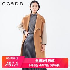 ccdd နွေဦး ပစ္စည်းအသစ် counters စစ်မှန် ခေတ်ဆန် ကိုရီးယား ပုဂ္ဂိုလ် ဆက် ရောင် ပျူငှါနွေးထွေးသော သိုးမွေး လောင်းကုတ်အင်္ကျီ အင်္ကျီ ဒီရေကျ