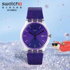 swatch Swatch ဆွစ်ဇာလန် လက်ပတ်နာရီ ကျဆုံးခြင်းနှင့်ဆောင်းရာသီ ပစ္စည်းအသစ် ခရစ္စမတ် စီးရီး ဒီဇိုင်း ခေတ်ဆန် စိတ်ထား စောင့်ကြည့် suok400