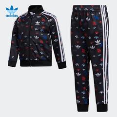 adidas စစ်ဗိုလ် ဇကာ adidas သုံးရွက်ကလိုဗာပင် sst အစုံ ကလေးများ တင်ပို့ လှုပ်ရှား ဝမ်းဆက် gn6798