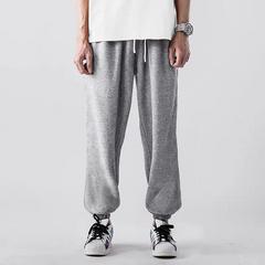 Sweatpants အမျိုးသား အပွ ခြေရှုံ့ ပေါ့ပေါ့ပါးပါး ဘောင်းဘီရှည် ယောက်ျား၏ရောက်လာ ကုသ မိန်းမဆောင်ဘောင်းဘီ ဂွမ်း ပေါင်း ကတ္တီပါ ဝေဘောင်းဘီ ဆောင်းဦးရာသီနှင့်ဆောင်းရာသီ ဘောင်းဘီ